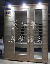 Manufacturer Direct Sales Meisley Trio Shards Mobile Far Infrared Light Wave Room Sweat Steam Room Home Style Sauna Bath