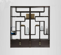 New Chinese Style Brief Office Bookcase Book Room Bogu Rack Shelf Modern Composition Zen solid wood Bookshelf Show shelf