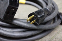 American original 8 meters long 14AWG 3 core rubber sheath fever grade one point three American standard power plug cable