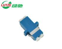 LUTZE green Chi LC duplex single multimode fiber flange coupler adapter connector telecom class
