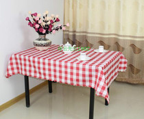 Plaid tablecloth Rectangular square table Picnic cloth American pastoral style Hotel coffee table cloth Tablecloth Simple table cloth