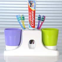 Bathroom Suit Automatic Toothpaste Extruder With Toothbrush Holder Toothpaste Squeezer Suit Gargling Cup Water Cup Toothbrush Holder