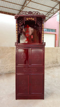 Haixin Buddha furniture Buddha hall supplies Shrine Shenlou cabinet for table composite board Lotus Lucky Shrine 68 wide