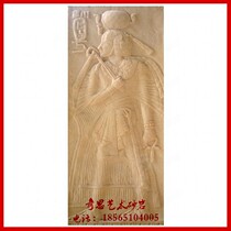 Sandstone figure embossed mural engraving sandstone European-style TV background wall corridor Decorative Screen Manufacturer Direct