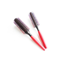 Big wavy curly hair comb Pear flower head round rolling comb Blow straight hair styling Omelet head bangs cylindrical comb