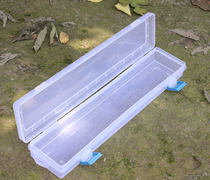 Plastic transparent gouache pen box art pen box watercolor pen box oil painting pen box pencil case 661