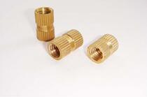 M10 through hole system copper insert nut brass injection molded copper insert nut die-casting non-standard nut copper flower nut