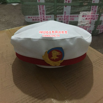 Set to be ceremonial hat Bei Lei Hat Instrument Honor Hat Performance Hat Drum Number of the Bei Lei Hat White