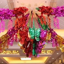 3 m thick plastic paper pull flower color happy word Lari wedding decoration wedding supplies new house layout