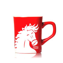 Nescafe Cup Classic Red Cup 2014 Year of the Horse Zodiac Cup Horse Head Cup Limited Collectors Edition