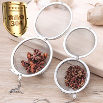 304 stainless steel seasoning ball package Stew soup ball Halogen ball Tea filter ball Spice ball box taste treasure