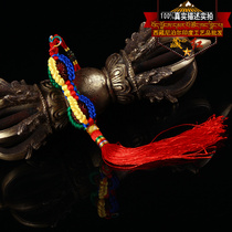  Tibetan red Tibetan multicolored Yak bone auspicious knot Diamond knot pendant Release Puja Memorial pendant