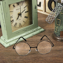 Shadow Building Photography Props Taiko Mirror Retro Han Style Wedding Dresses Shooting of Genuine Personality Interior Camera Round Glasses