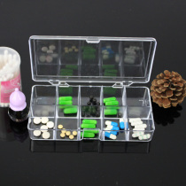 PS10 storage box medicine box storage box plastic box transparent tool box eyelash box nail art wholesale