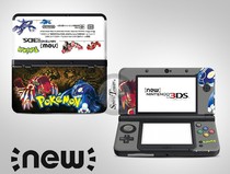 NEW3DS pain machine sticker body sticker NEW 3DS pain sticker protection film pocket red and blue re-engraved version