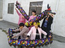 gui bao long shi factory specializing in the production of the Dragon Lion Dance Shehuo props: primary Shenglong seven color hot Jinlong