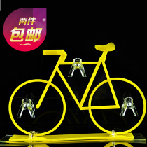 Special customized creative bicycle type acrylic glasses display props sunglasses sun glasses display shelf