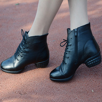 Belle New Products Women Dance Shoes Genuine Leather Jazz Modern Square Dance Shoes New Dancing Shoes Women Soft-bottom Dance Shoes