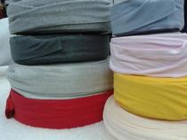 Cotton and spandex cylinder cuffs foot cloth cloth accessories on rice sale one meter price thread elastic seamless