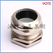 Copper Plated Nickel Glanhead Metal Waterproof Joint cable waterproof joint fixed joint GM M