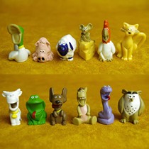 Bulk forest small animal mouse pig rooster doll hand-made decoration cake baking decoration toy doll