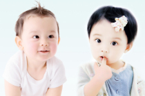 New cute male and female baby big picture wall stickers baby doll painting prenatal education poster pictorial photo decoration early
