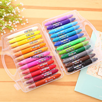 Master water-soluble colorful Rotary oil painting stick painting 24 colors 36 colors 48 colors washable childrens crayon set kindergarten color baby brush art Toner painting brush