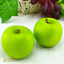 Simulation Green Apple model fake fruit vegetable knowledge teaching props toy decoration pendant environmental protection foam