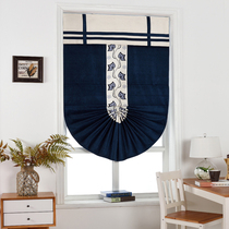 Roller blinds Roman blinds Chenille custom blinds Fan-shaped blinds Living room study Dining room curtain partition