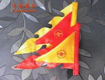  Taoist five-ling flag Small embroidered triangle five-square flag Thorn statue flag Small flag five-color flag Teaching flag Five-camp flag Direct sales