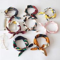 Scarf Couples Small Scarf Small Square Scarf Womens Decorative Headscarf 4s Shop Professional Bank Etiquette Waiter