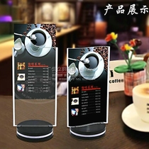 High-grade rotating double-sided wine brand acrylic table card table table card table table Table Table sign 100X200