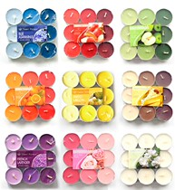 Darrente Scented Lavender Candle Smoke-free Candle Gift Romantic Creative Candle Package 9 clothes for 4 hours