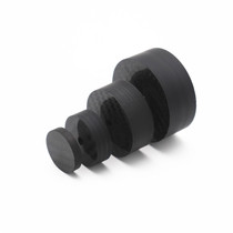 Full carbon fiber shock absorber foot nail Shock absorber foot pad Carbon fiber foot pad 6 CF25*5