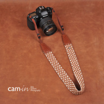 cam-in braided series professional fashion camera back strap universal interface cam8771