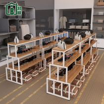 Wooden mother and baby milk powder shop container cosmetics display cabinet childrens shoes shelf stationery toy Zhongdao cabinet