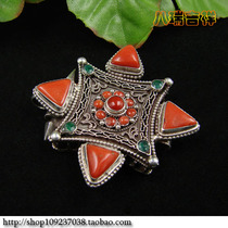 Handmade in Nepal 925 pure silver inlaid jewel gäu box amulet pendant pendant