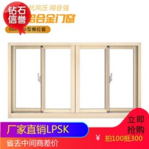 Suzhou ropskin 8088 series New ER broken bridge sliding window aluminum alloy sound insulation doors and windows Factory Direct