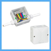 93*93*55mm waterproof junction box with 5-position terminal PC polycarbonate electrical sealing box IP65