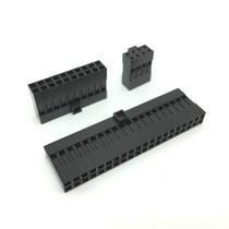 2 54 pitch DuPont shell 2*12 Pin 24P double row DuPont head Molded case shell Low convex