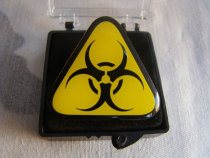 Biochemical crisis logo metal badge metal mini brooch badge