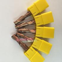 Tungsten steel milling cutter 55°degree 2-edged coated Ultrafine carbide milling cutter Flat-bottom milling cutter CNC keyway milling cutter