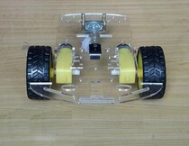 New two wheels Smart trolley Chassis Robotics Trail Trolley Wall Barrier Kit With Yard disc