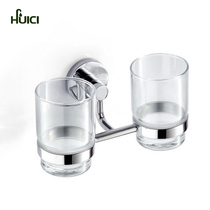 Hui porcelain couple creative toothbrush cup set glass water Cup copper double cup holder wash rack rinse Cup