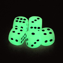 Nightclub bar KTV entertainment products Luminous 6 oclock rounded dice-color luminous sieve luminous dice