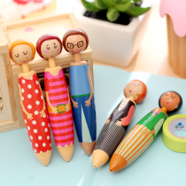 School gifts Japanese and Korean creative stationery cartoon little puppet ballpoint pen cute doll pen primary school prizes gift childrens gifts New Years Day opening 61 small gifts