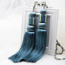 High-grade double-ball curtain hanging ball tied ball tied rope hanging ball European tassel curtain buckle hook tied flower decorative ball