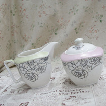 Foreign Trade Outlet Cutlery Soft Light Whisk Rose Sugar Jars Milk Jars