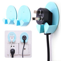 Hook adhesive hook plug adhesive hook power plug adhesive hook power cord socket bracket multi-function adhesive hook