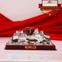 Tibetan-style features handicrafts painted Potala Palace model ornaments living room TV cabinet decorations
